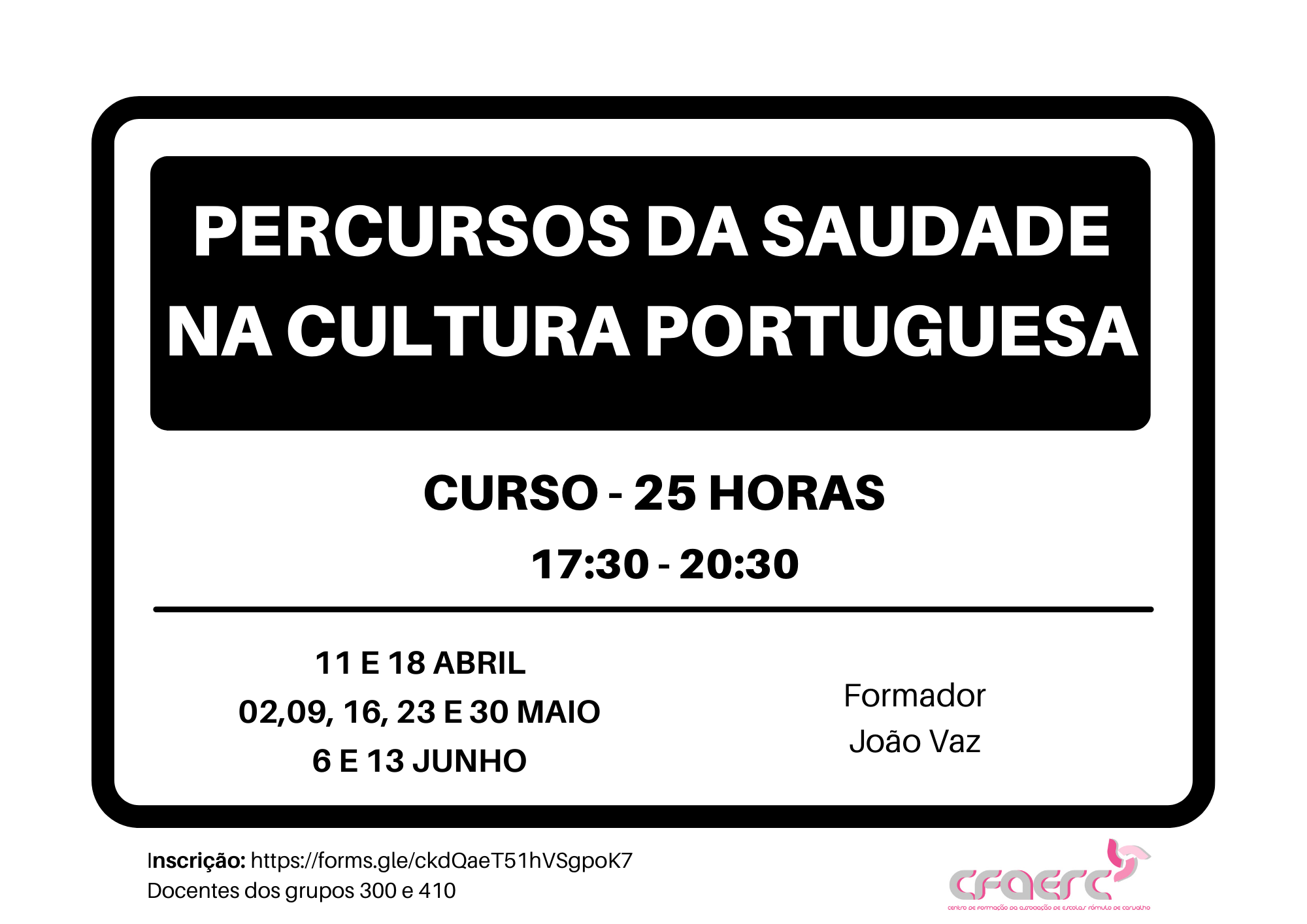 AF21 - Percursos da Saudade na cultura portuguesa